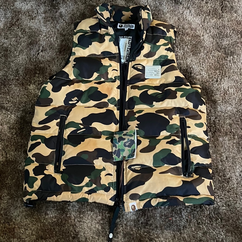 Bape camo vest